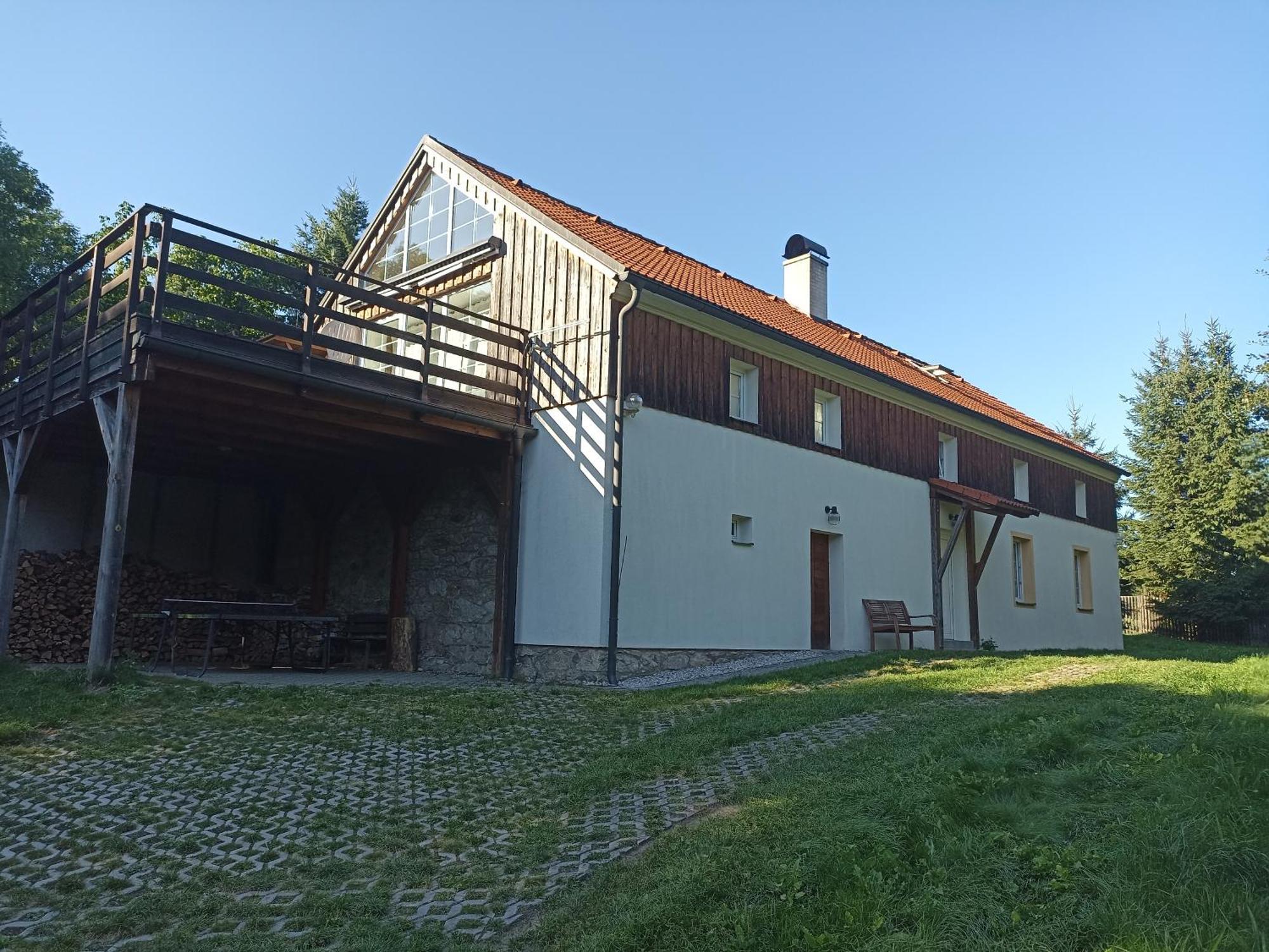 Chalupa V Ceskem Lese Bela nad Radbuzou Esterno foto